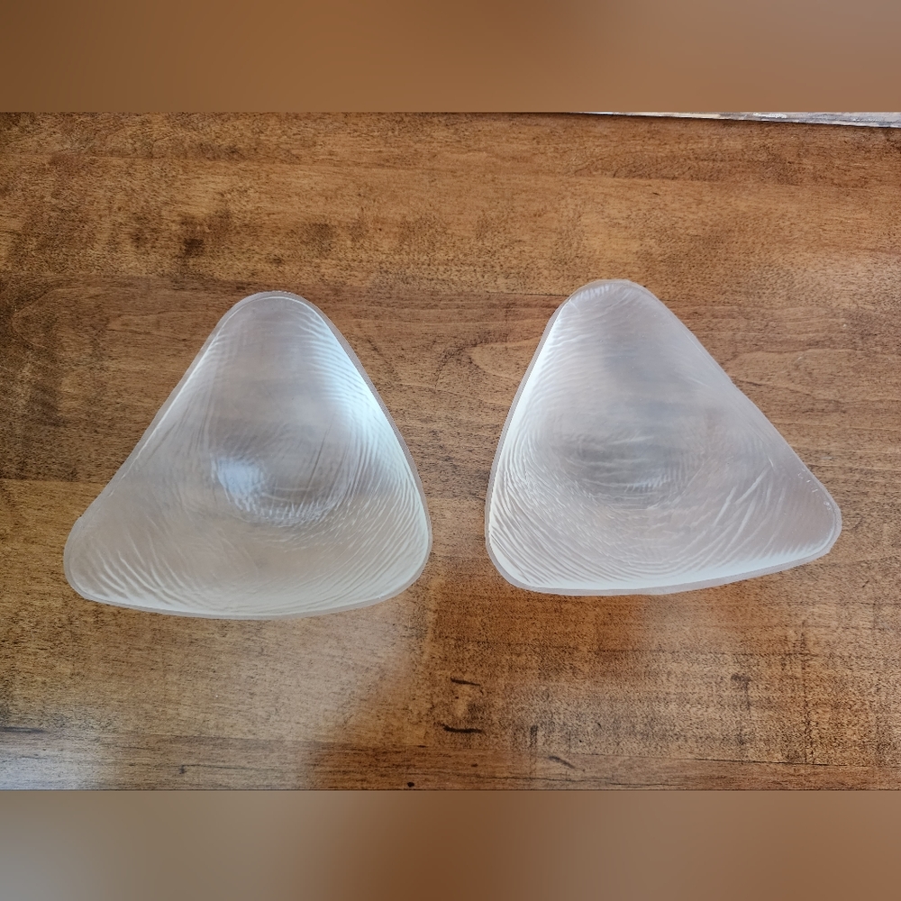 3/$40 Clear silicon bra inserts (set of 2)